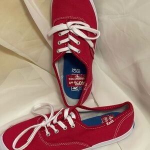 Keds Vibrant Red Canvas Shoes